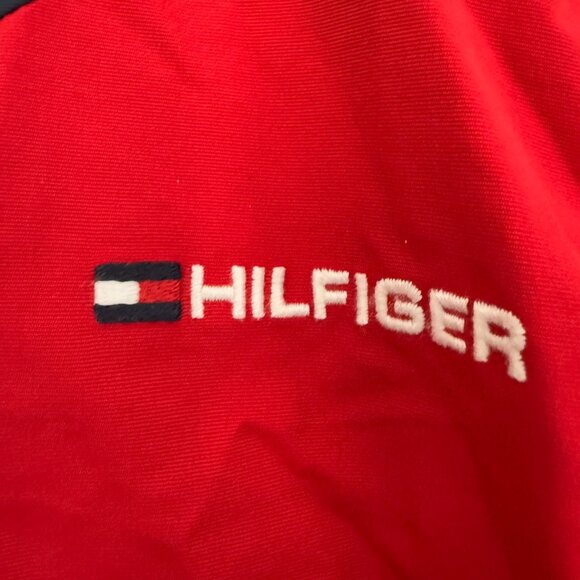 Tommy Hilfiger Rain Jacket Mens M Multicolor Coloblock Full Zip Water Resistant - Picture 9 of 14